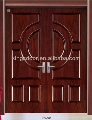 interior solid wood double doors