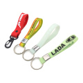 Bulk anpassad gummihandledrem Lanyard Keychain