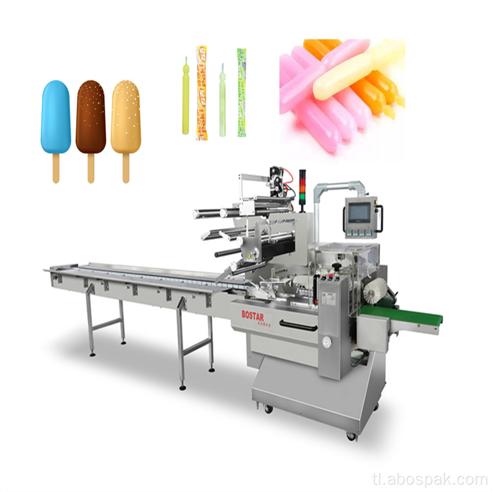 Awtomatikong Ice cream Lolly Bag Pillow Packaging Machine