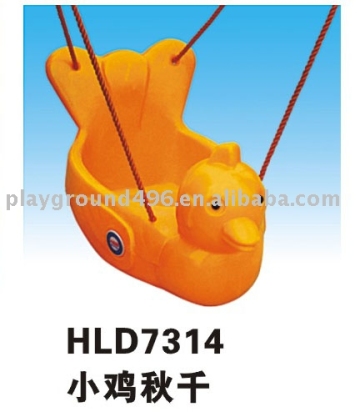 Baby swing playground plastic swing