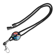 Customized Epoxy Nylon Key Chain Lanyard with Print Options