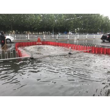 Residential home debris flood protection barrier