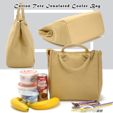 Cotton/ Canvas tote keep food fresh Fitness cooler Lunch Bag