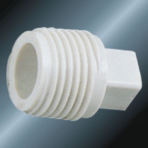 Din Pn10 abastecimento de água Upvc macho plug branco