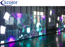 Video Advertising P7.81 Indoor Glass Transparent LED Screen