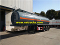 34 CBM Tri-axle Ammonia รถพ่วงบรรทุกการขนส่ง