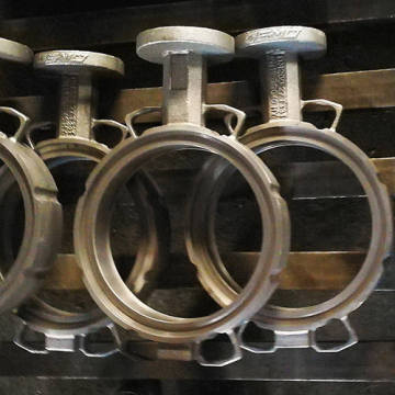 GGG40 Ductile Iron Casting Butterfly Valve Body