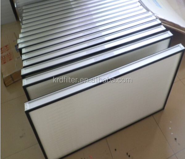 Without Separators Hepa and ULPA Air Filter for Cleanrooms