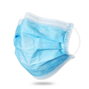 3 Layers of Disposable Blue Surgical Mask