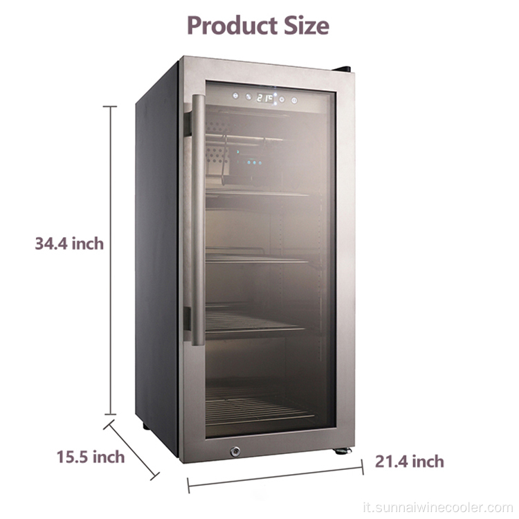 Toccare il frigorifero frigorifero per asciugatura di manzo a controllo