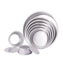 Anodized Aluminum Round Cheese Cake Pan with Removable Bottom