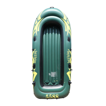 Five Person Green Inflatable Kayak for Pools, Beaches, Lakes, and Parties