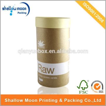 Wholesale high quality round cardboard white gift box