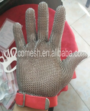 Stainless steel security protective gloves