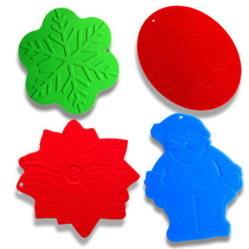 Silicone Trivets Pot Holders for Christmas