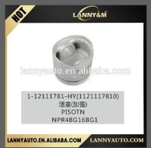1-12111781-HY 1121117810 NPR 4BG1 6BG1 engine piston for truck NPR piston ring