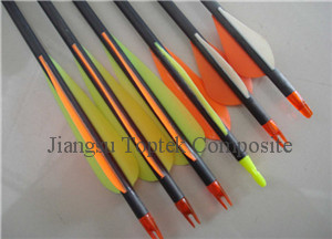 customized carbon fiber arrow, completed arrow