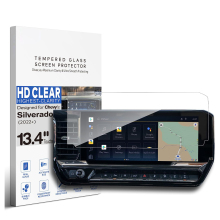 Tempered Glass Screen Protector for 2024 GMC Canyon Sierra 2500 GPS Navigation