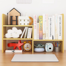 Desktop Storage Organizer MDF Bookshelf Combination Wooden Rack