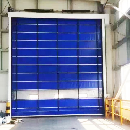 Automatic high speed folding up door