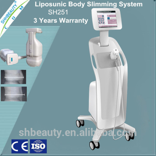 Minimal recovery time liposunic slimming equipment ,ultrasonic liposunic machine , liposunic hifu skin tightening