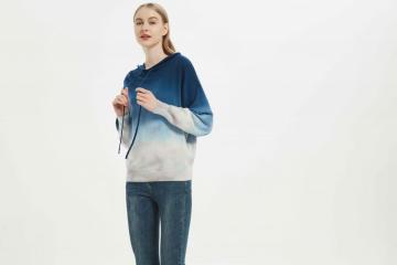 Pure Cashmere Dip Dye Pullover