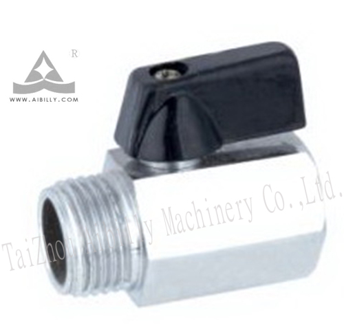 Chromed Plated Brass Mini Ball Valve