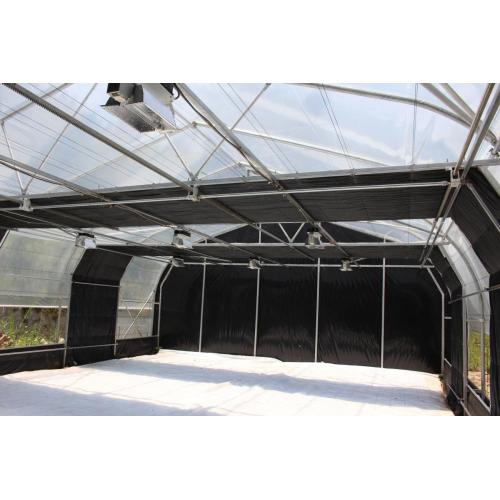 Mushroom planting light deprivation greenhouse