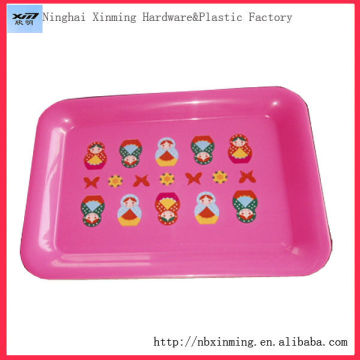 Cheap plastic food serving tray