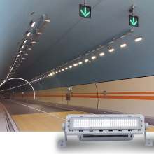 100W Bar LED Tunnel Light - 130lm/W Linear Floodlight IP65 for Warehouse