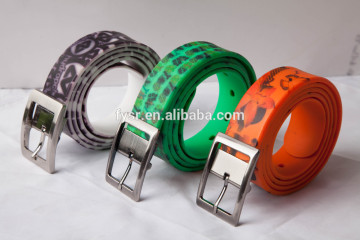 portable golf belts with color printing for young lady