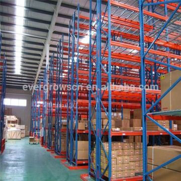 Double deep pallet racking