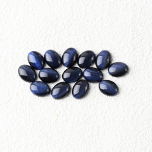 Blue Tiger Eye Stones Polished Oval Cabochon Gemstones