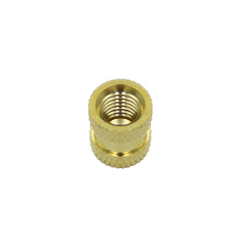 M2 brass knurled thread insert nut