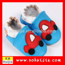 Hottest fashionable shoes infants soft real leather used shoe