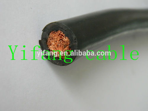 rubber Flexible copper conductor welding cable 1X70mm2