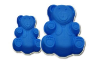 funny silicone teddy bear cake mold factory price