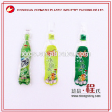 bottle shape Water Sachet,bottle shape juice packaging bag for beverage