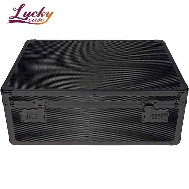 Portable Aluminum Toolbox Case Durable Home Tool Storage Case Insulated Cargo Tool Box with Combination Lock