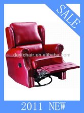 modern leisure leather chair,massage chair with footrest RE-009