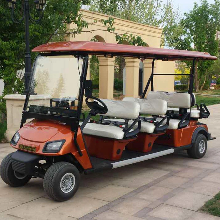 8 Seater 48V Electric Golf Buggy for Amusement Park
