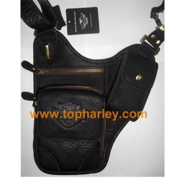 harley davidson leather waist bags