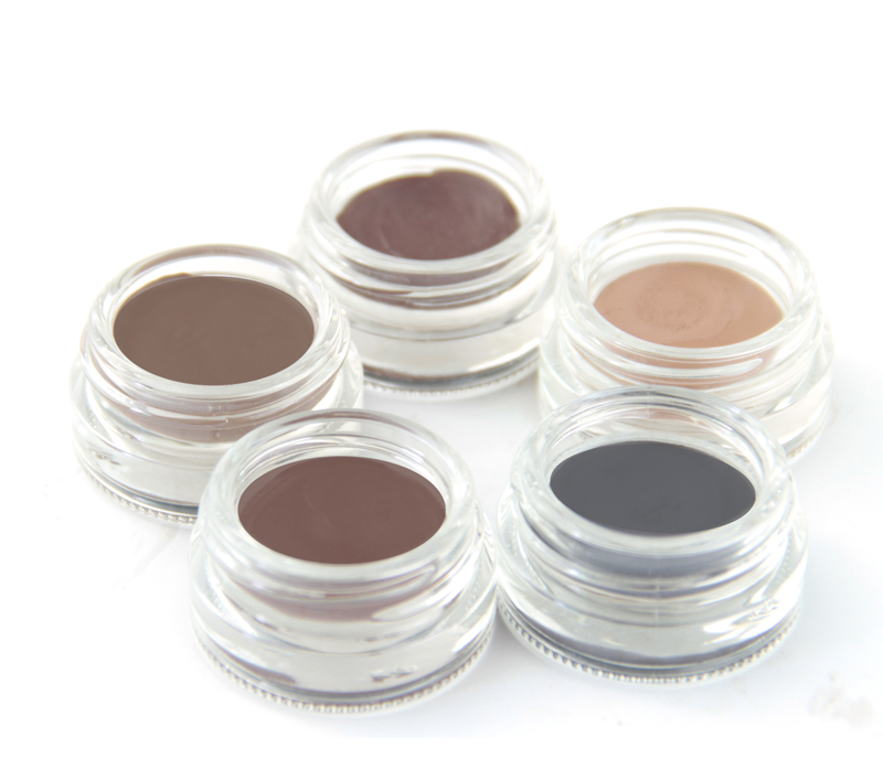 5color private label waterproof packaging eyebrow cream waterproof eyebrow pomade gel Private Label Eye Brow Cream Gel