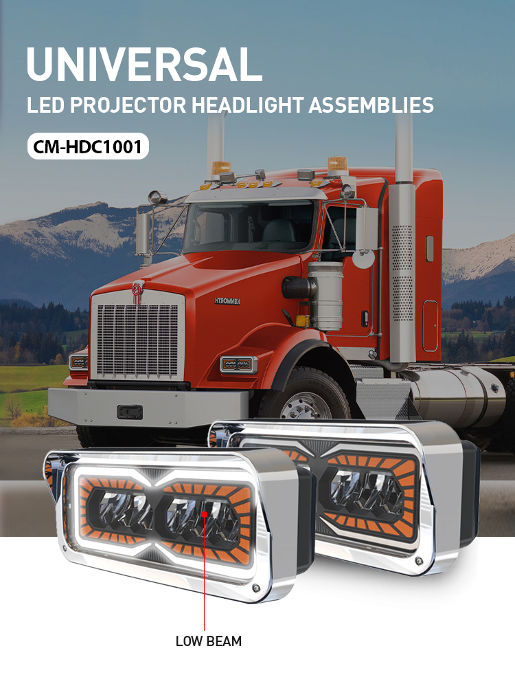 Led Projector Headlight Assembles