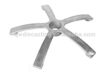 Trade assurance aluminum chair base support with polish