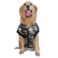 Capa de chaqueta de perro de camo para perros grandes