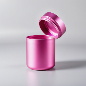 Wholesale Aluminum Stash Jar with Screw Lid for Food, Tea, and Tobacco Packaging