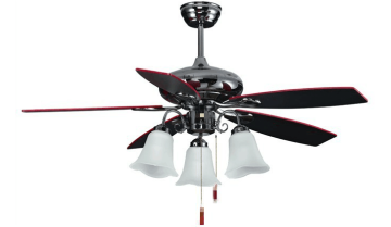 Black Classic Ceiling Fan with Light