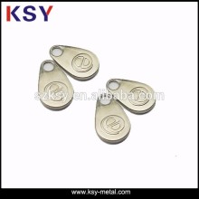 Fashion Oval custom Metal Name Tags