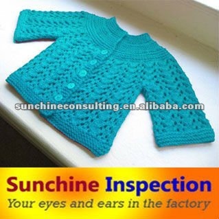 Knit garments Pre-Shipment Inspection - QC Report -Inspection Certificate